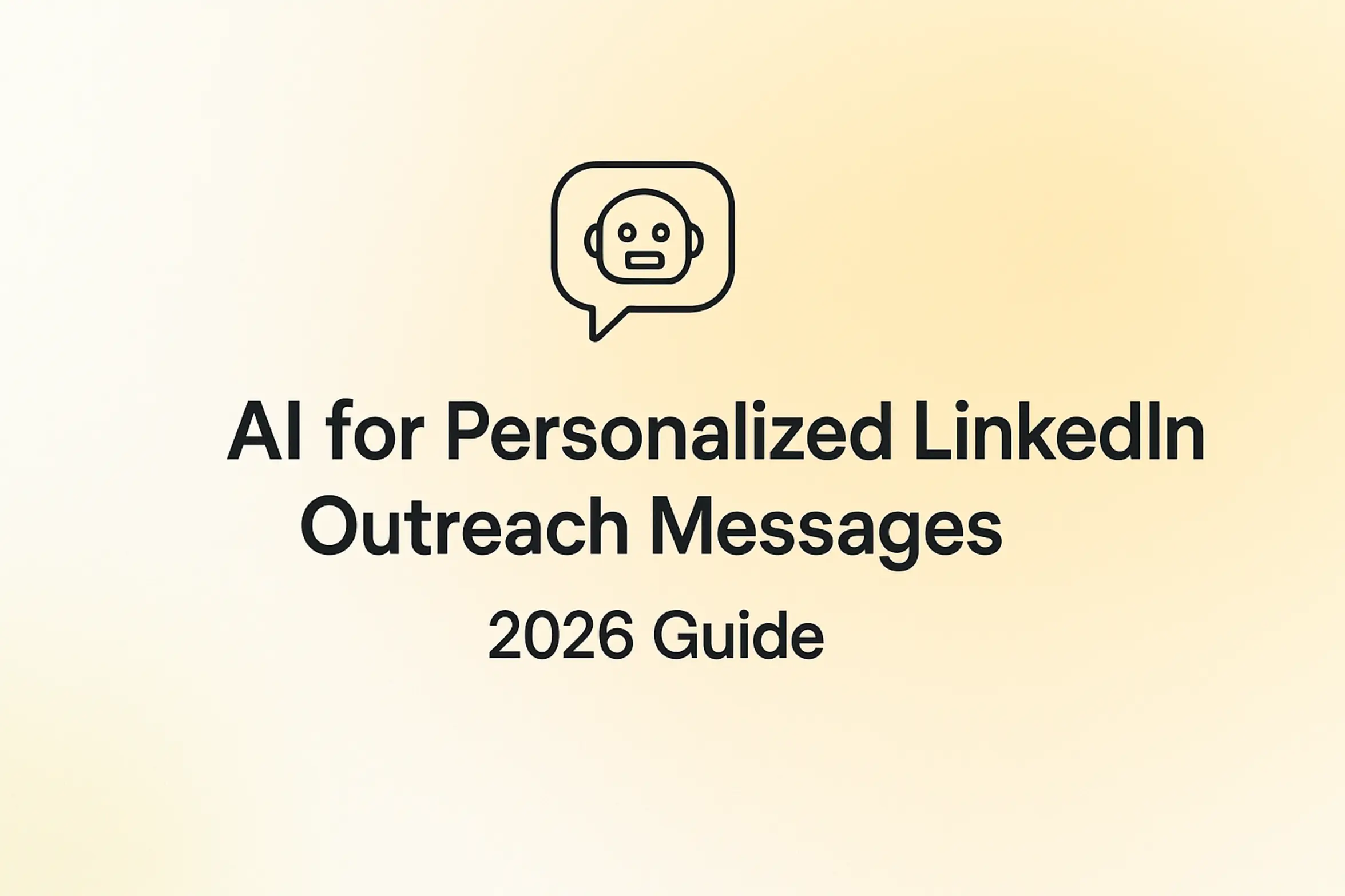 AI for Personalized LinkedIn Outreach Messages | 2026 Guide